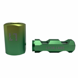 Gemini | Aluminum-cased Glass Pipe