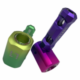 Gemini | Aluminum-cased Glass Pipe