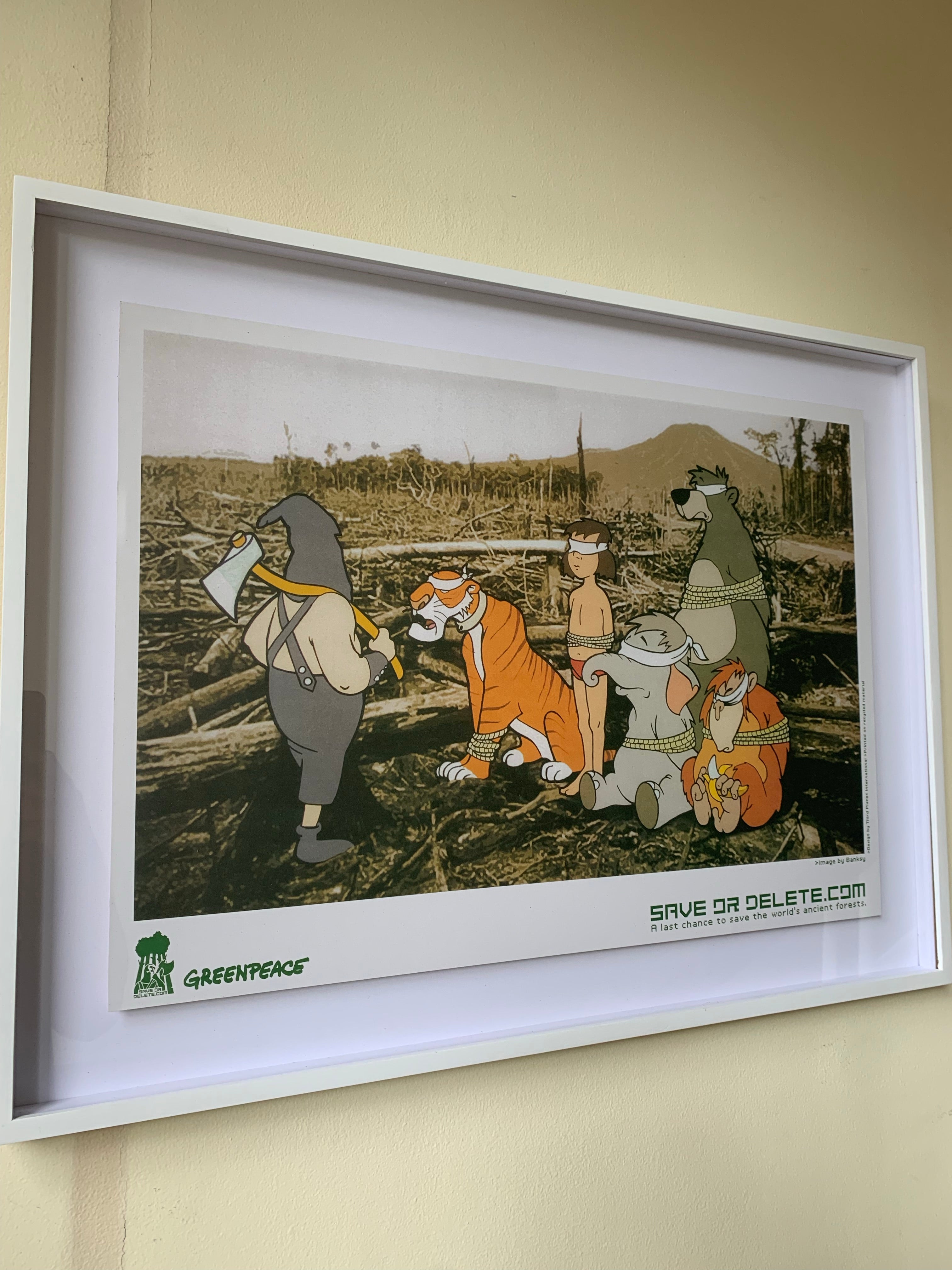 Banksy - Greenpeace Save or Delete