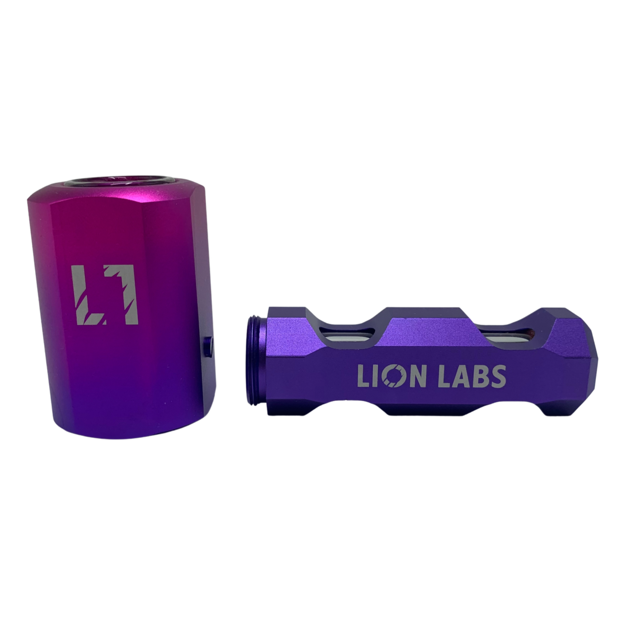 Gemini | Aluminum-cased Glass Pipe