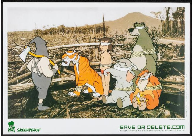 Banksy - Greenpeace Save or Delete