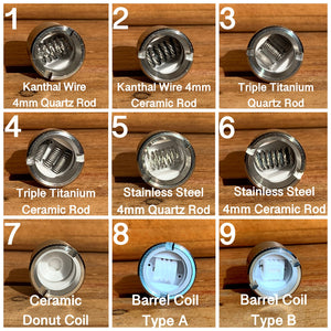 EZ Sai Kit - Stainless Steel 4mm Quartz Rod