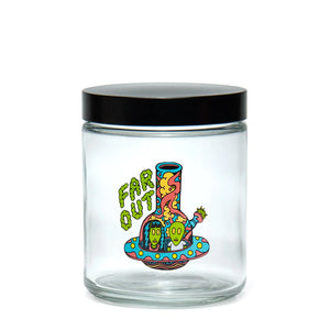 Far Out - Clear Screw Top Jar