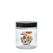 Load image into Gallery viewer, Fire Bud - Clear Screw Top Jar
